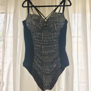 Tribal Print Swimsuit